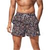 image:imageSOLY HUX Swim Trunks for Men Drawstring Board Shorts Beach Swimwear Bathing Suits with PocketsMulticoloured Floral