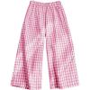 image:imageSOLY HUX Toddler Girls Plaid Gingham Pants Elastic High Waisted Wide Leg Baggy Pants Casual TrousersPink Plaid