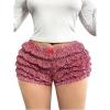 image:imageSOLY HUX Womens Plaid Gingham Ruffle Mini Shorts Y2k Bloomers Elastic Waist Bottoms Micro BoyshortsRed Plaid