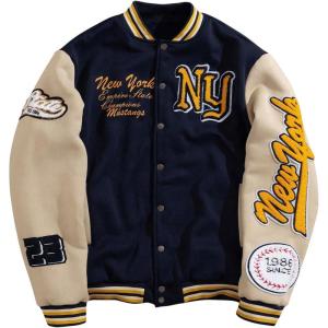 image:imageSOLY HUX Mens Letter Graphic Varsity Jacket Long Sleeve Button Up Patched Baseball Jacket StreetwearMulticolor Letter