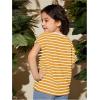 image:imageSOLY HUX Girls Cute Striped T Shirts Short Sleeve Heart Casual Teen Tee Tops Preppy ClothesYellow Striped