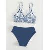 image:imageSOLY HUX Girls Floral Print Bikini Bathing Suits 2 Piece SwimsuitsBlue and White Print