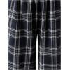 image:imageSOLY HUX Girls Wide Leg Plaid Pants Elastic Waist Casual Baggy Sweatpants Fall ClothesBlack Plaid