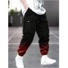 image:imageSOLY HUX Mens Cargo Sweatpants Ombre Drawstring Waist Casual Streetwear Joggers Pants with PocketsMulticolor