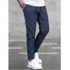 image:imageSOLY HUX Mens Drawstring Waist Straight Leg Casual Pants Open Bottom Athletic Outdoor SweatpantsPlain Blue