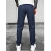 image:imageSOLY HUX Mens Drawstring Waist Straight Leg Casual Pants Open Bottom Athletic Outdoor SweatpantsPlain Blue
