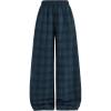 image:imageSOLY HUX Girls Wide Leg Plaid Pants Elastic Waist Casual Baggy Sweatpants Fall ClothesGreen Plaid