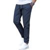 image:imageSOLY HUX Mens Drawstring Waist Straight Leg Casual Pants Open Bottom Athletic Outdoor SweatpantsPlain Blue