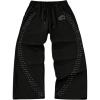 image:imageSOLY HUX Mens Rhinestone Glitter Baggy Sweatpants Drawstring Waist Streetwear PantsBlack Rhinestone
