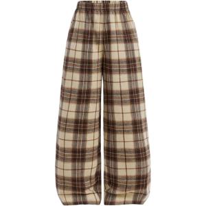 image:imageSOLY HUX Girls Wide Leg Plaid Pants Elastic Waist Casual Baggy Sweatpants Fall ClothesKhaki Plaid