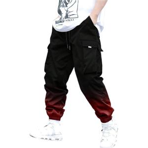 image:imageSOLY HUX Mens Cargo Sweatpants Ombre Drawstring Waist Casual Streetwear Joggers Pants with PocketsMulticolor