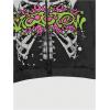 image:imageSOLY HUX Mens Y2k Graphic Zip Up Hoodie Sweatshirt Gothic Long Sleeve Jacket Streetwear Emo Scene Alternative ClothesBlack Skeleton