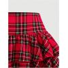 image:imageSOLY HUX Girls High Waisted Ruffle Short Tennis Skirts Skort Skater Golf Skirt with Shorts UnderneathRed Plaid