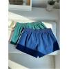 image:imageSOLY HUX Womens Elastic Waist Side Striped Summer Track Shorts 2 Packs Lounge BottomsBlue and Green