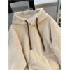 image:imageSOLY HUX Womens Fleece Hoodies Pullover Long Sleeve Drawstring Hooded Sweatshirts Fall ClothesPure Apricot