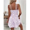 image:imageSOLY HUX Womens Floral Print Cami Dress Spaghetti Strap A Line Flowy Summer Mini Dresses SundressMauve Purple