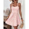 image:imageSOLY HUX Womens Floral Print Cami Dress Spaghetti Strap A Line Flowy Summer Mini Dresses SundressPink Floral