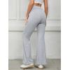 image:imageSOLY HUX Womens High Waisted Flared Yoga Pants Bell Bottom Casual Sweatpants TrousersLight Grey