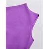 image:imageSOLY HUX Womens Mini Dress Off The Shoulder Sleeveless Tie Shoulder A Line Flared Party DressesSolid Purple