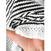 image:imageSOLY HUX Womens Plus Size Striped T Shirt Long Sleeve Crew Neck Tassel Hem Tee Casual Fall TopsBlack Striped