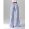 image:imageSOLY HUX Womens Striped Drawstring Pants Straight Leg Casual Lounge Pajama Pants Boxer Bottoms Y2k Trousers with PocketRoyal Blue