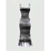 image:imageSOLY HUX Womens Tie Dye Ruched Bodycon Maxi Dress Sexy Mesh Sleeveless Cocktail Party Club Long Cami DressesDark Grey Multi