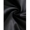 image:imageSOLY HUX Sexy Faux Leather Dress for Women Bodycon Strapless Party Club Midi Long Tube DressesBlack