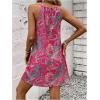 image:imageSOLY HUX Womens Boho Print Halter Dress Tie Back Sleeveless Short Flowy Beach Vacation DressesHotpink Paisley