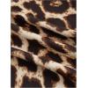 image:imageSOLY HUX Womens Leopard Halter Mini Dress Cheetah Print Deep V Neck Draped Sleeveless Ruched Bodycon Party Club DressesMulticoloured Leopard