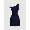image:imageSOLY HUX Womens Off The Shoulder Ruched Bodycon Mini Dress Y2k Party Sleeveless SundressesDark Blue