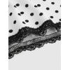 image:imageSOLY HUX Womens Polka Dots Shirts Y2k Fairy Grunge Lace Patchwork Babydoll Crop Tee Tops Aesthetic ClothesWhite Polka Dots Print