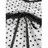 image:imageSOLY HUX Womens Polka Dots Shirts Y2k Fairy Grunge Lace Patchwork Babydoll Crop Tee Tops Aesthetic ClothesWhite Polka Dots Print