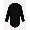 image:imageSOLY HUX Womens Sequin Tops Button Down Sparkle Shirts Casual Long Sleeve BlousesSolid Black