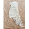 image:imageSOLY HUX Womens Strapless Tube Mini Dress Ruched Sleeveless Asymmetrical Hem Vacation Summer DressesSolid White
