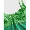 image:imageSOLY HUX Womens Summer Floral Lace Trim Mini Dress Spaghetti Strap Bodycon Party Cami DressesGreen Floral