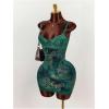 image:imageSOLY HUX Womens Summer Floral Lace Trim Mini Dress Spaghetti Strap Bodycon Party Cami DressesGreen Paisley