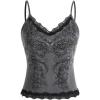 image:imageSOLY HUX Womens Lace Trim Grunge Fairy Sleeveless Tops Y2k Slim Fit Camisole Shirts Music Festival OutfitsGrey Floral