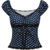 Dark Blue Polka Dots