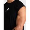 image:imageSOLY HUX Mens Sports Tank Top Printed Workout Muscle Tanks Sleeveless Fitness T ShirtsBlack Printed