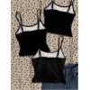 image:imageSOLY HUX Womens Goth Top 3 Packs Crop Camisole Y2k Graphic Fitted Spaghetti Strap Tank ShirtsBlack Graphic