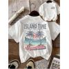 image:imageSOLY HUX Womens Hawaiian Beach T Shirts Tropical Graphic Tess Short Sleeve Tops Vacation ClothesWhite Graphic