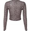 image:imageSOLY HUX Womens Leopard Mesh T Shirt Y2k Cheetah Print Sheer Crewneck Long Sleeve Going Out Crop TopsBrown Leopard
