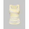image:imageSOLY HUX Womens Punk Studded Ruched Tank Top Scoop Neck Sleeveless Fitted Grunge Tops StreetwearPure Yellow