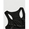 image:imageSOLY HUX Womens Punk Studded Ruched Tank Top Scoop Neck Sleeveless Fitted Grunge Tops StreetwearSolid Black