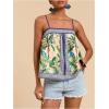 image:imageSOLY HUX Womens Tropical Floral Print Cami Top Spaghetti Strap Boho Vacation Summer Tops CamisoleMulticoloured Tropical