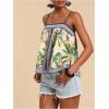image:imageSOLY HUX Womens Tropical Floral Print Cami Top Spaghetti Strap Boho Vacation Summer Tops CamisoleMulticoloured Tropical