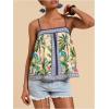 image:imageSOLY HUX Womens Tropical Floral Print Cami Top Spaghetti Strap Boho Vacation Summer Tops CamisoleMulticoloured Tropical