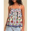 image:imageSOLY HUX Womens Tropical Floral Print Cami Top Spaghetti Strap Boho Vacation Summer Tops CamisoleWhite Floral