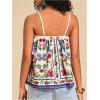 image:imageSOLY HUX Womens Tropical Floral Print Cami Top Spaghetti Strap Boho Vacation Summer Tops CamisoleWhite Floral