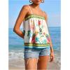 image:imageSOLY HUX Womens Tropical Floral Print Cami Top Spaghetti Strap Boho Vacation Summer Tops CamisoleWhite Graphic
